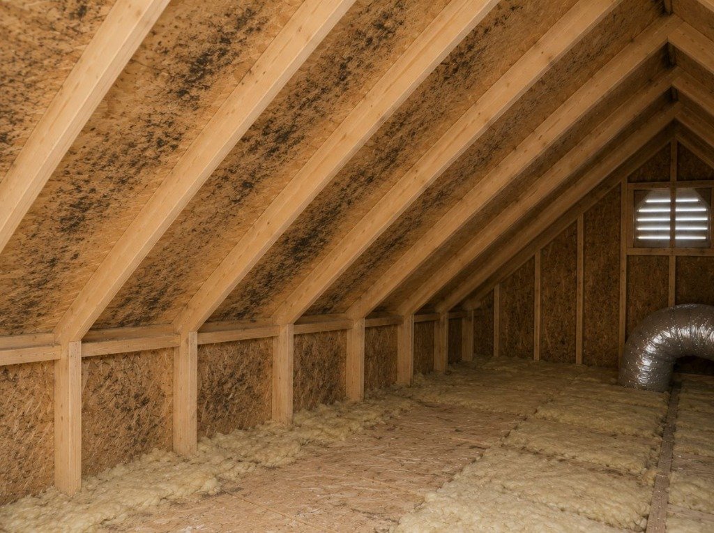 Insulation Top-Up + Mold Treatment - Before