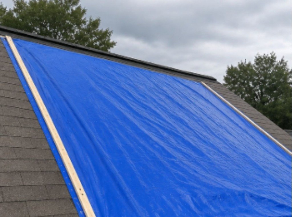 Emergency Tarp + Permanent Leak Repair - After